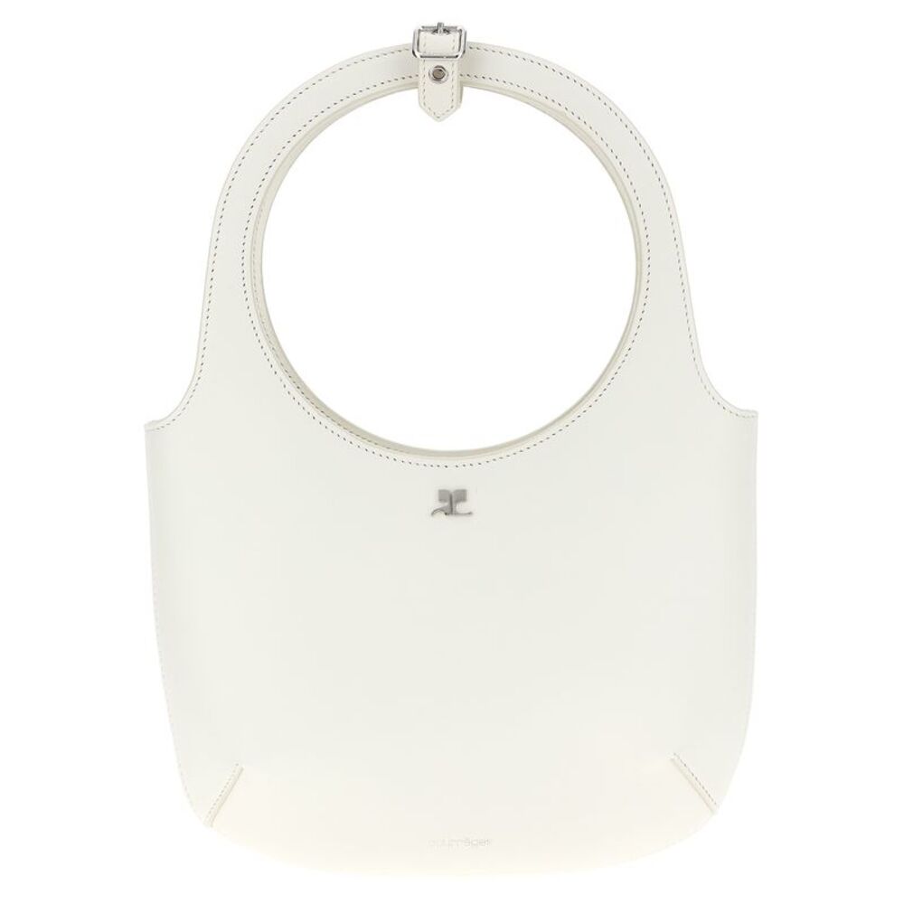 Courrèges White Calfskin Women's Handbag